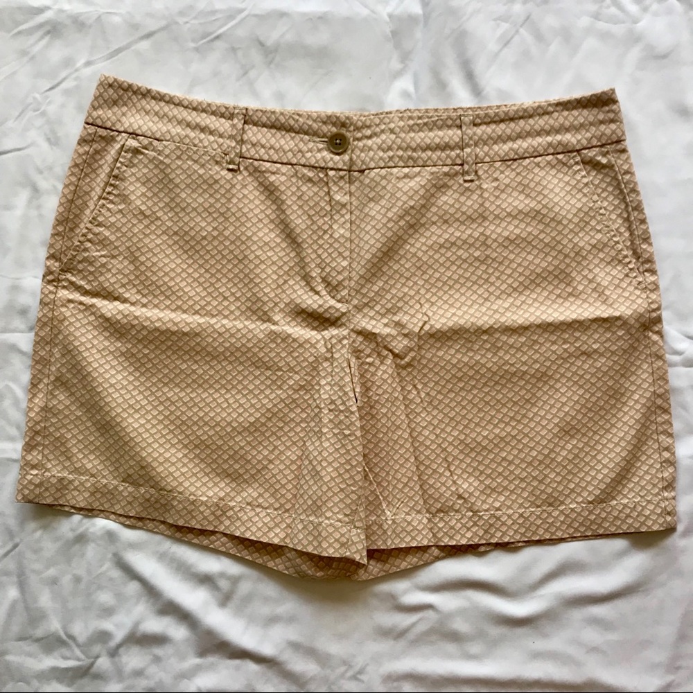 Loft shorts with geometric pattern, size 14